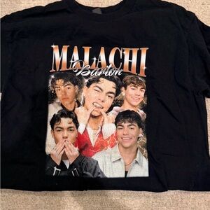 Gildan Black Graphic Malachi Barton Photo Tee